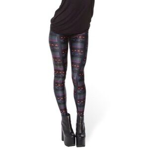 Blackmilk Space Invaders Leggings XXS